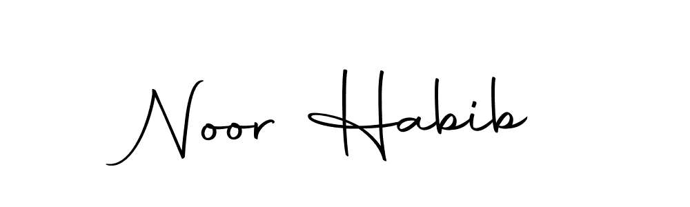 You should practise on your own different ways (Autography-DOLnW) to write your name (Noor Habib) in signature. don't let someone else do it for you. Noor Habib signature style 10 images and pictures png