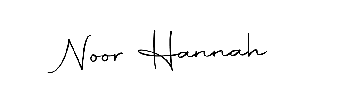 Create a beautiful signature design for name Noor Hannah. With this signature (Autography-DOLnW) fonts, you can make a handwritten signature for free. Noor Hannah signature style 10 images and pictures png