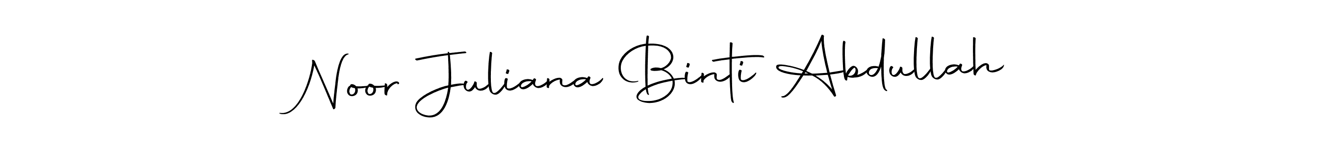 Once you've used our free online signature maker to create your best signature Autography-DOLnW style, it's time to enjoy all of the benefits that Noor Juliana Binti Abdullah name signing documents. Noor Juliana Binti Abdullah signature style 10 images and pictures png