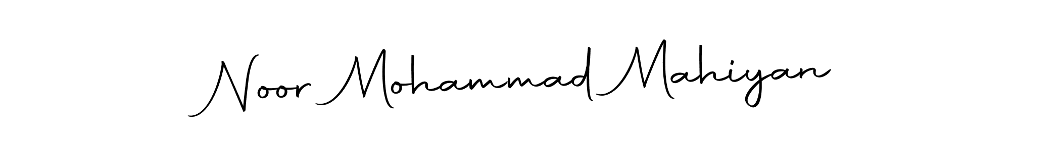 Create a beautiful signature design for name Noor Mohammad Mahiyan. With this signature (Autography-DOLnW) fonts, you can make a handwritten signature for free. Noor Mohammad Mahiyan signature style 10 images and pictures png