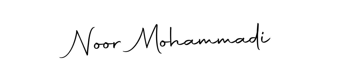 Create a beautiful signature design for name Noor Mohammadi. With this signature (Autography-DOLnW) fonts, you can make a handwritten signature for free. Noor Mohammadi signature style 10 images and pictures png