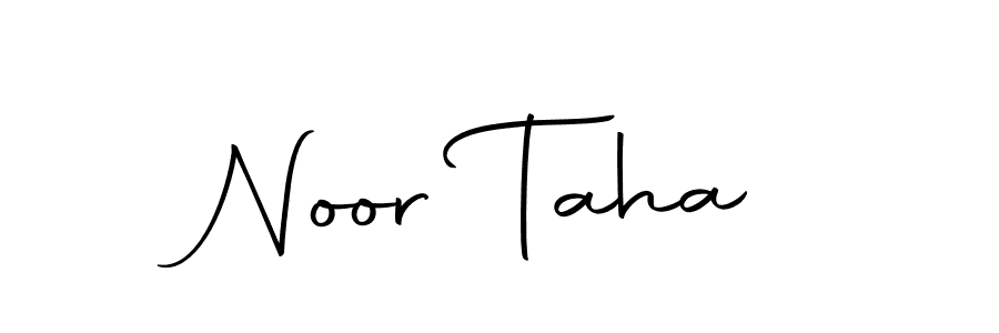 Similarly Autography-DOLnW is the best handwritten signature design. Signature creator online .You can use it as an online autograph creator for name Noor Taha. Noor Taha signature style 10 images and pictures png