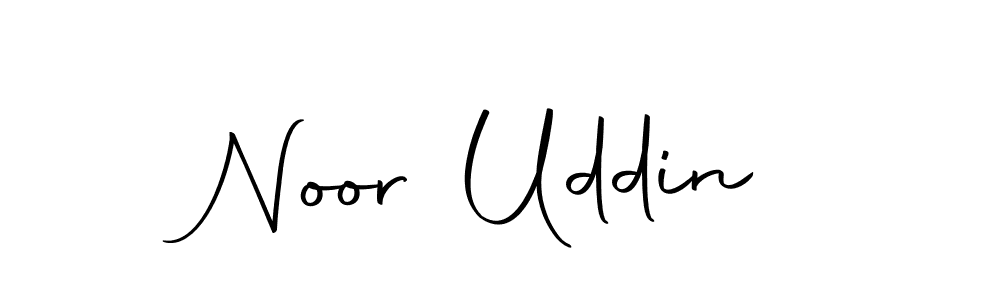 Design your own signature with our free online signature maker. With this signature software, you can create a handwritten (Autography-DOLnW) signature for name Noor Uddin. Noor Uddin signature style 10 images and pictures png