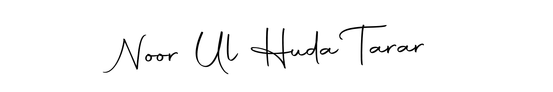 Create a beautiful signature design for name Noor Ul Huda Tarar. With this signature (Autography-DOLnW) fonts, you can make a handwritten signature for free. Noor Ul Huda Tarar signature style 10 images and pictures png