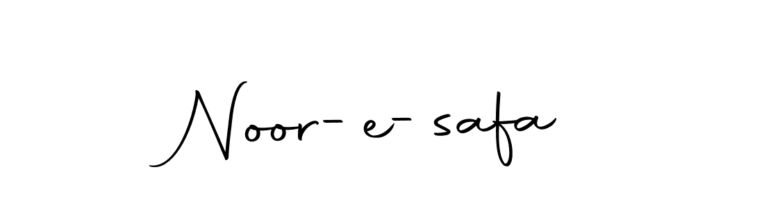 The best way (Autography-DOLnW) to make a short signature is to pick only two or three words in your name. The name Noor-e-safa include a total of six letters. For converting this name. Noor-e-safa signature style 10 images and pictures png