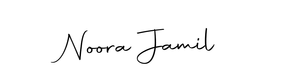 Also we have Noora Jamil name is the best signature style. Create professional handwritten signature collection using Autography-DOLnW autograph style. Noora Jamil signature style 10 images and pictures png