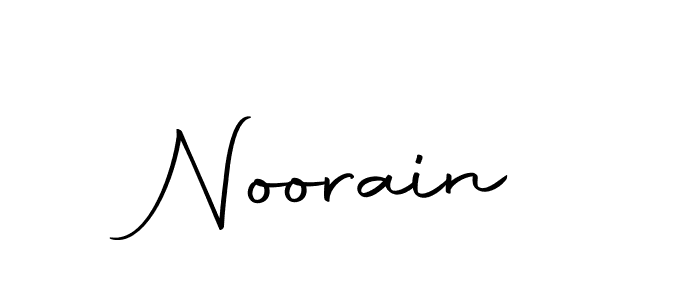 Use a signature maker to create a handwritten signature online. With this signature software, you can design (Autography-DOLnW) your own signature for name Noorain. Noorain signature style 10 images and pictures png