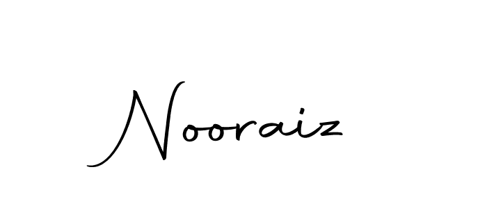 You should practise on your own different ways (Autography-DOLnW) to write your name (Nooraiz) in signature. don't let someone else do it for you. Nooraiz signature style 10 images and pictures png