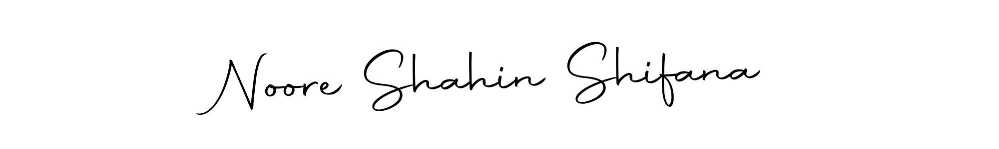 Create a beautiful signature design for name Noore Shahin Shifana. With this signature (Autography-DOLnW) fonts, you can make a handwritten signature for free. Noore Shahin Shifana signature style 10 images and pictures png