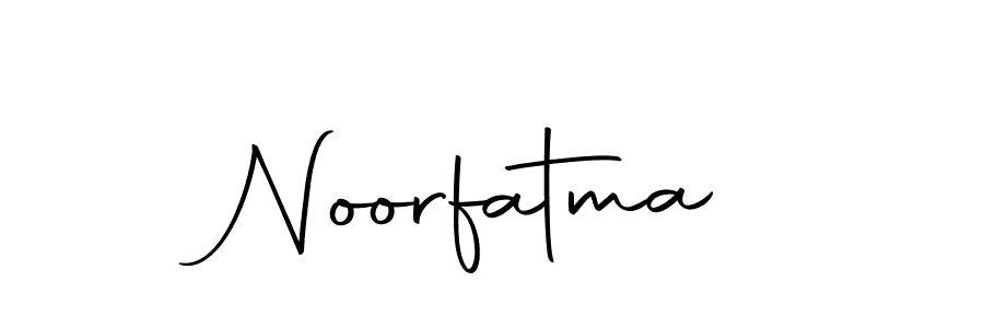 Use a signature maker to create a handwritten signature online. With this signature software, you can design (Autography-DOLnW) your own signature for name Noorfatma. Noorfatma signature style 10 images and pictures png