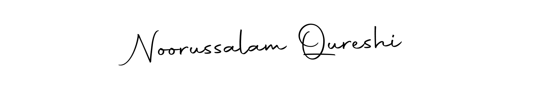 Design your own signature with our free online signature maker. With this signature software, you can create a handwritten (Autography-DOLnW) signature for name Noorussalam Qureshi. Noorussalam Qureshi signature style 10 images and pictures png
