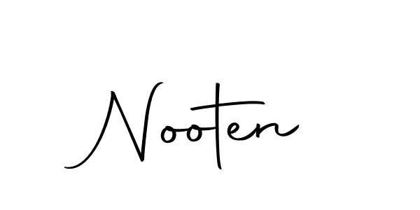 Create a beautiful signature design for name Nooten. With this signature (Autography-DOLnW) fonts, you can make a handwritten signature for free. Nooten signature style 10 images and pictures png