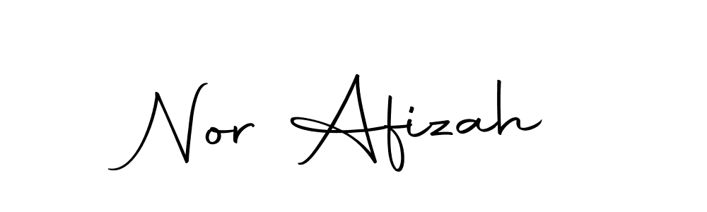 Also we have Nor Afizah name is the best signature style. Create professional handwritten signature collection using Autography-DOLnW autograph style. Nor Afizah signature style 10 images and pictures png