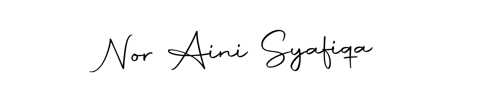 Similarly Autography-DOLnW is the best handwritten signature design. Signature creator online .You can use it as an online autograph creator for name Nor Aini Syafiqa. Nor Aini Syafiqa signature style 10 images and pictures png