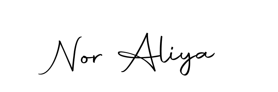 Make a beautiful signature design for name Nor Aliya. Use this online signature maker to create a handwritten signature for free. Nor Aliya signature style 10 images and pictures png