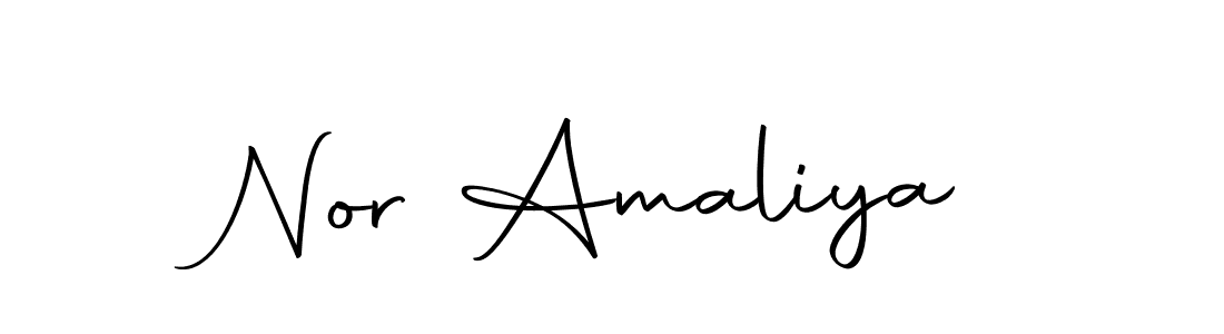 How to make Nor Amaliya signature? Autography-DOLnW is a professional autograph style. Create handwritten signature for Nor Amaliya name. Nor Amaliya signature style 10 images and pictures png