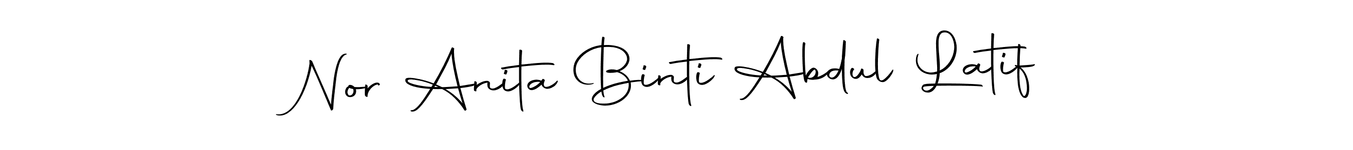 How to make Nor Anita Binti Abdul Latif signature? Autography-DOLnW is a professional autograph style. Create handwritten signature for Nor Anita Binti Abdul Latif name. Nor Anita Binti Abdul Latif signature style 10 images and pictures png