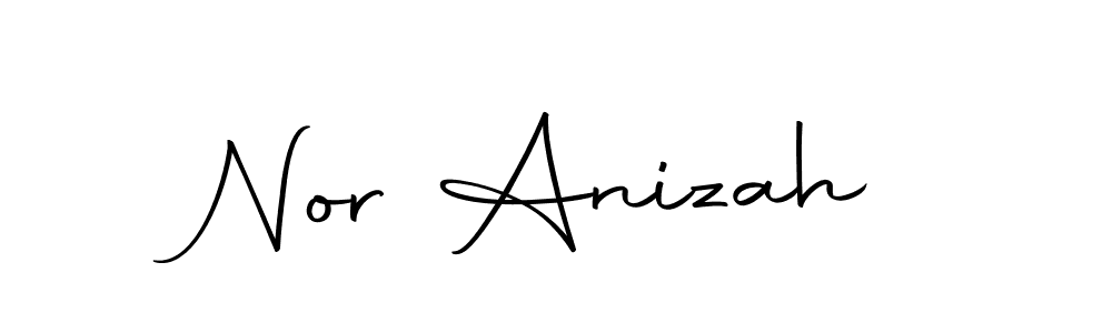 The best way (Autography-DOLnW) to make a short signature is to pick only two or three words in your name. The name Nor Anizah include a total of six letters. For converting this name. Nor Anizah signature style 10 images and pictures png