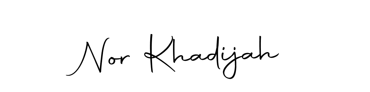Similarly Autography-DOLnW is the best handwritten signature design. Signature creator online .You can use it as an online autograph creator for name Nor Khadijah. Nor Khadijah signature style 10 images and pictures png
