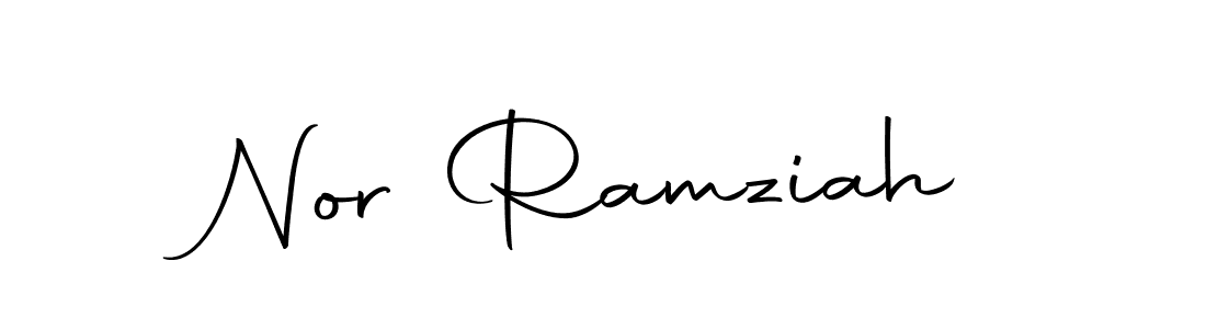 Make a beautiful signature design for name Nor Ramziah. With this signature (Autography-DOLnW) style, you can create a handwritten signature for free. Nor Ramziah signature style 10 images and pictures png