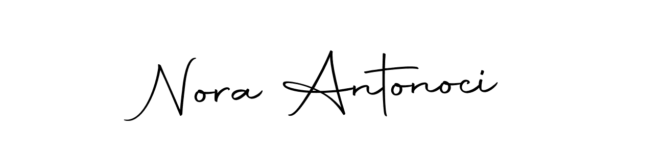 This is the best signature style for the Nora Antonoci name. Also you like these signature font (Autography-DOLnW). Mix name signature. Nora Antonoci signature style 10 images and pictures png