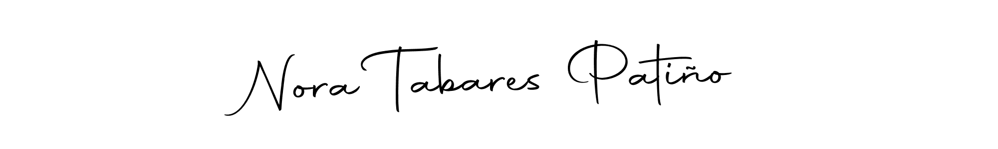 Design your own signature with our free online signature maker. With this signature software, you can create a handwritten (Autography-DOLnW) signature for name Nora Tabares Patiño. Nora Tabares Patiño signature style 10 images and pictures png