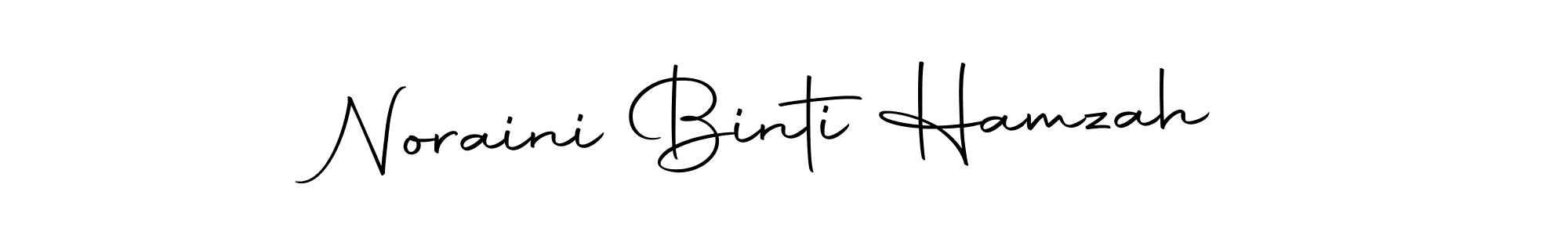 Once you've used our free online signature maker to create your best signature Autography-DOLnW style, it's time to enjoy all of the benefits that Noraini Binti Hamzah name signing documents. Noraini Binti Hamzah signature style 10 images and pictures png