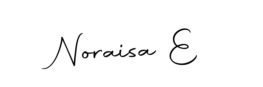 How to Draw Noraisa E signature style? Autography-DOLnW is a latest design signature styles for name Noraisa E. Noraisa E signature style 10 images and pictures png