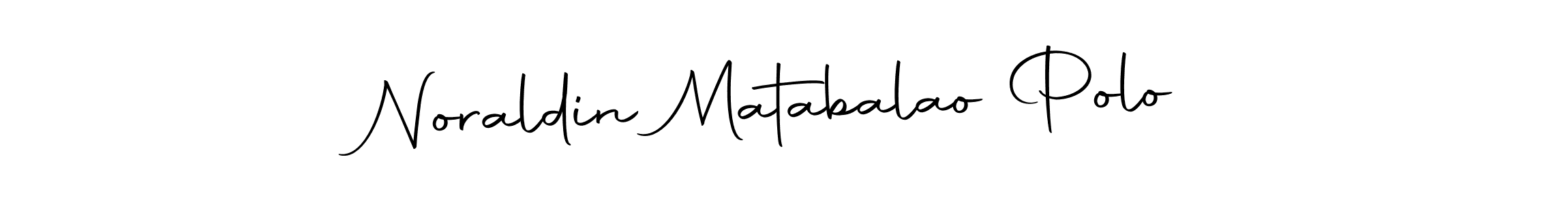 You can use this online signature creator to create a handwritten signature for the name Noraldin Matabalao Polo. This is the best online autograph maker. Noraldin Matabalao Polo signature style 10 images and pictures png