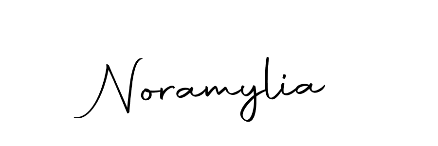Noramylia stylish signature style. Best Handwritten Sign (Autography-DOLnW) for my name. Handwritten Signature Collection Ideas for my name Noramylia. Noramylia signature style 10 images and pictures png