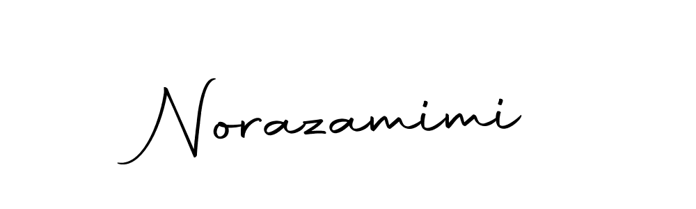 Create a beautiful signature design for name Norazamimi. With this signature (Autography-DOLnW) fonts, you can make a handwritten signature for free. Norazamimi signature style 10 images and pictures png