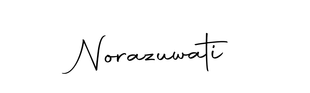 Also we have Norazuwati name is the best signature style. Create professional handwritten signature collection using Autography-DOLnW autograph style. Norazuwati signature style 10 images and pictures png
