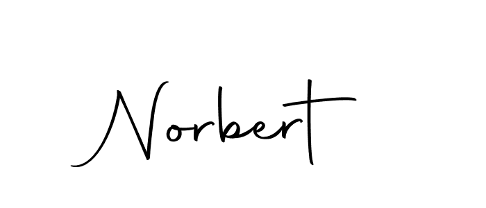 Use a signature maker to create a handwritten signature online. With this signature software, you can design (Autography-DOLnW) your own signature for name Norbert. Norbert signature style 10 images and pictures png
