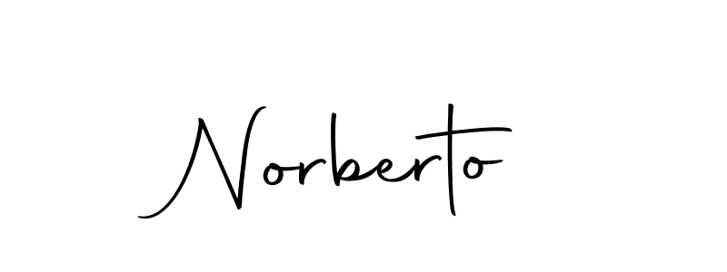 Use a signature maker to create a handwritten signature online. With this signature software, you can design (Autography-DOLnW) your own signature for name Norberto. Norberto signature style 10 images and pictures png