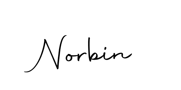 Create a beautiful signature design for name Norbin. With this signature (Autography-DOLnW) fonts, you can make a handwritten signature for free. Norbin signature style 10 images and pictures png