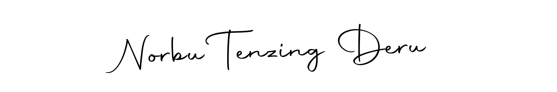 Make a beautiful signature design for name Norbu Tenzing Deru. With this signature (Autography-DOLnW) style, you can create a handwritten signature for free. Norbu Tenzing Deru signature style 10 images and pictures png