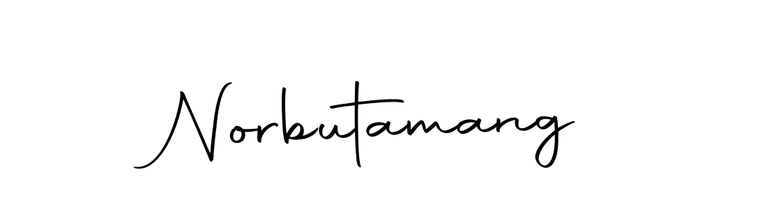 Make a beautiful signature design for name Norbutamang. With this signature (Autography-DOLnW) style, you can create a handwritten signature for free. Norbutamang signature style 10 images and pictures png