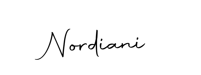 How to make Nordiani name signature. Use Autography-DOLnW style for creating short signs online. This is the latest handwritten sign. Nordiani signature style 10 images and pictures png