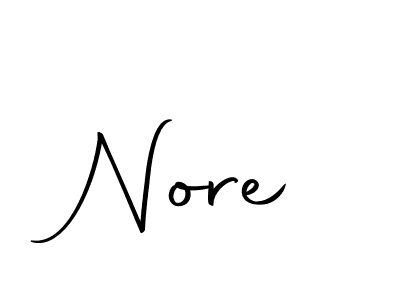 You should practise on your own different ways (Autography-DOLnW) to write your name (Nore) in signature. don't let someone else do it for you. Nore signature style 10 images and pictures png