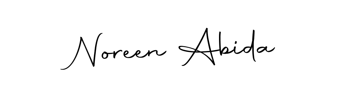 Make a beautiful signature design for name Noreen Abida. Use this online signature maker to create a handwritten signature for free. Noreen Abida signature style 10 images and pictures png