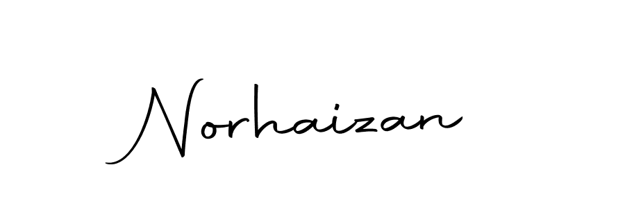 Use a signature maker to create a handwritten signature online. With this signature software, you can design (Autography-DOLnW) your own signature for name Norhaizan. Norhaizan signature style 10 images and pictures png