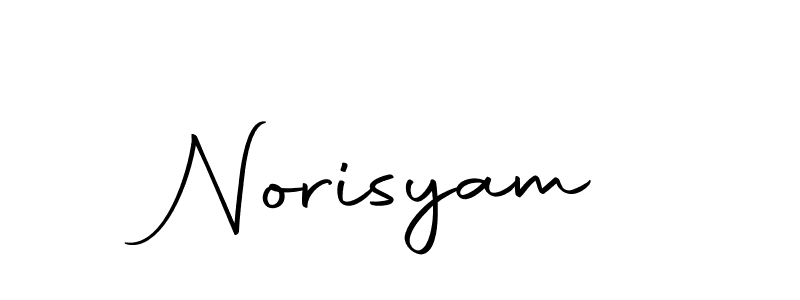 Create a beautiful signature design for name Norisyam. With this signature (Autography-DOLnW) fonts, you can make a handwritten signature for free. Norisyam signature style 10 images and pictures png
