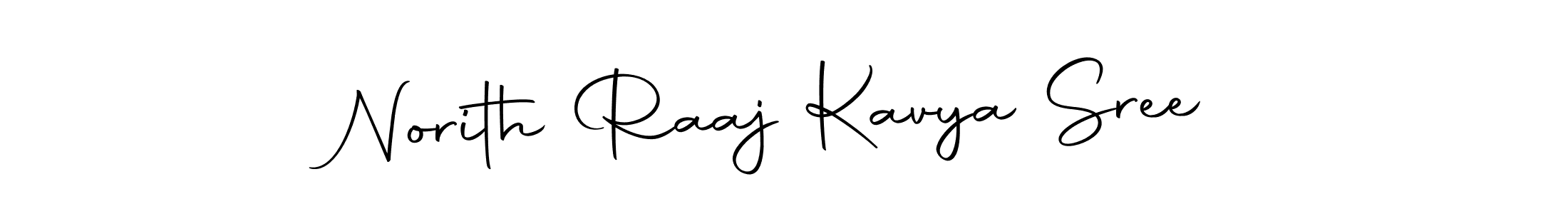 Make a short Norith Raaj Kavya Sree signature style. Manage your documents anywhere anytime using Autography-DOLnW. Create and add eSignatures, submit forms, share and send files easily. Norith Raaj Kavya Sree signature style 10 images and pictures png