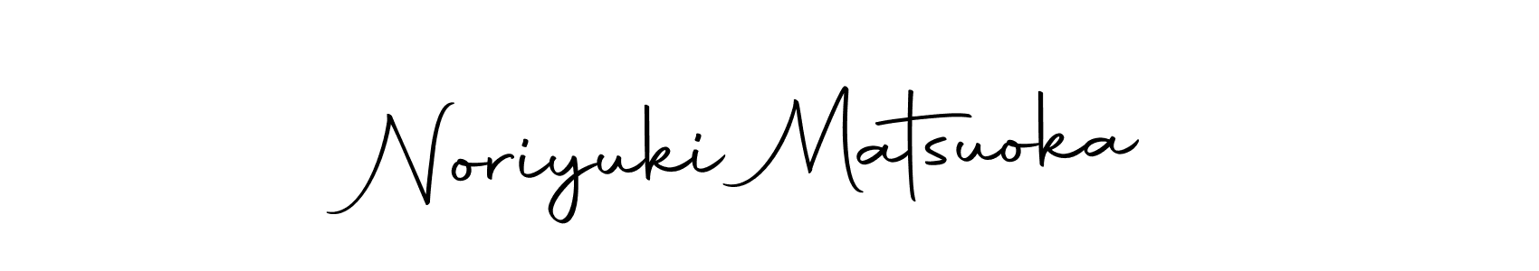 The best way (Autography-DOLnW) to make a short signature is to pick only two or three words in your name. The name Noriyuki Matsuoka include a total of six letters. For converting this name. Noriyuki Matsuoka signature style 10 images and pictures png