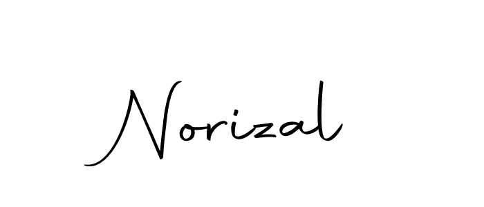 Use a signature maker to create a handwritten signature online. With this signature software, you can design (Autography-DOLnW) your own signature for name Norizal. Norizal signature style 10 images and pictures png