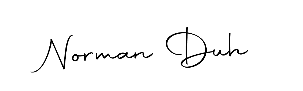 if you are searching for the best signature style for your name Norman Duh. so please give up your signature search. here we have designed multiple signature styles  using Autography-DOLnW. Norman Duh signature style 10 images and pictures png