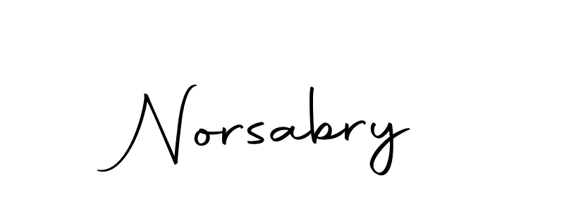The best way (Autography-DOLnW) to make a short signature is to pick only two or three words in your name. The name Norsabry include a total of six letters. For converting this name. Norsabry signature style 10 images and pictures png