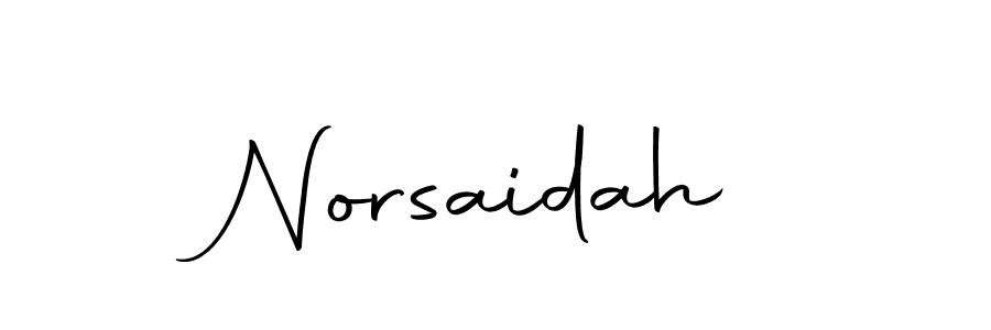 Make a beautiful signature design for name Norsaidah. Use this online signature maker to create a handwritten signature for free. Norsaidah signature style 10 images and pictures png