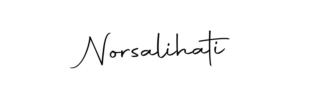 Create a beautiful signature design for name Norsalihati. With this signature (Autography-DOLnW) fonts, you can make a handwritten signature for free. Norsalihati signature style 10 images and pictures png