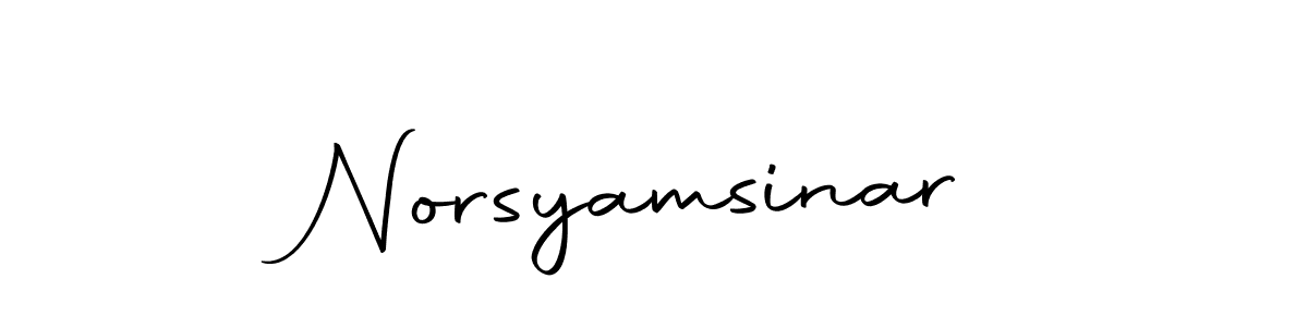 Make a short Norsyamsinar signature style. Manage your documents anywhere anytime using Autography-DOLnW. Create and add eSignatures, submit forms, share and send files easily. Norsyamsinar signature style 10 images and pictures png